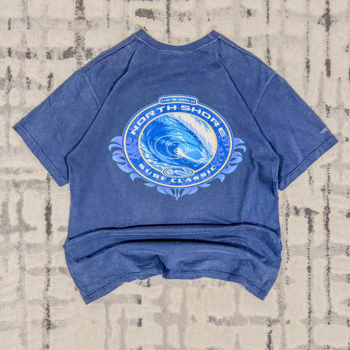 Vintage North Shore Surf T-shirt M Navy