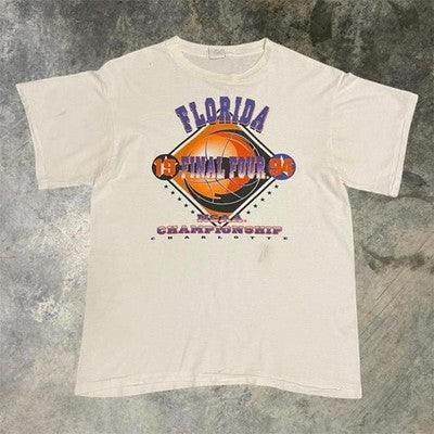 Vintage 1994 Nike Florida Gators NCAA Final Four Basketball T-Shirt - Image 1