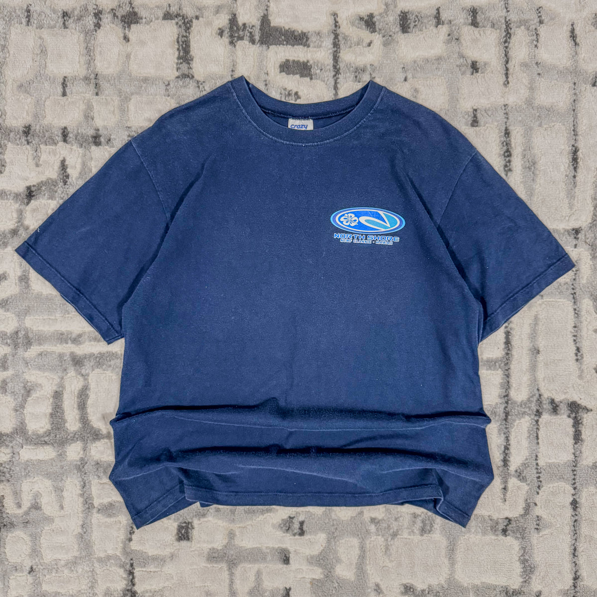 Vintage North Shore Surf T-shirt M Navy