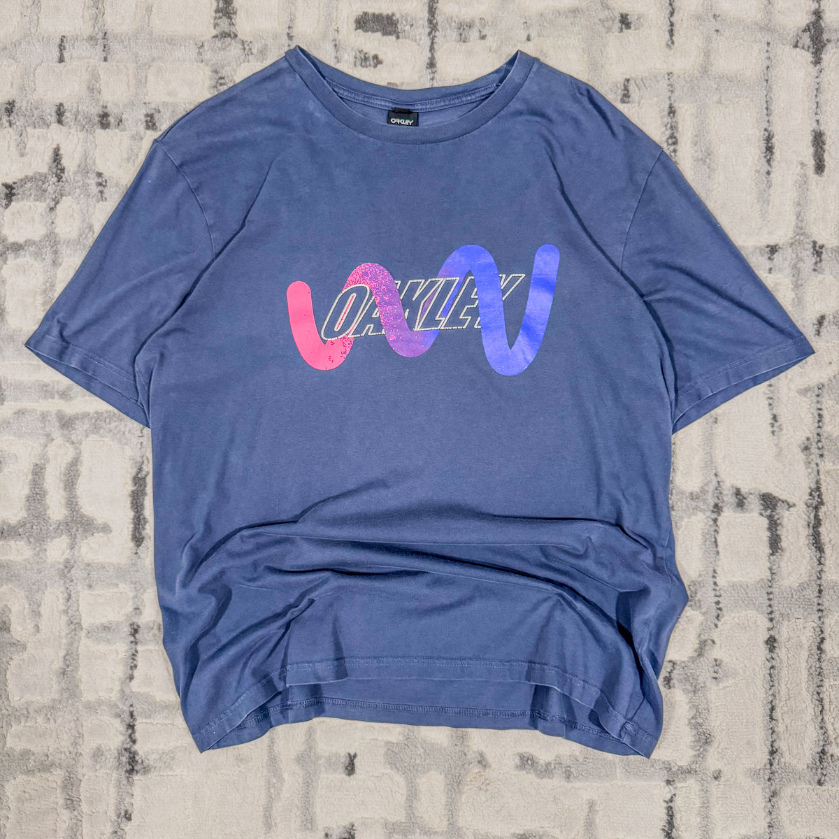 Vintage Oakley Navy T-Shirt – M