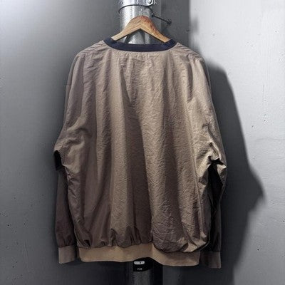 Vintage Polo Golf Ralph Lauren V-Neck Windbreaker Pullover Tan Size L - Image 3
