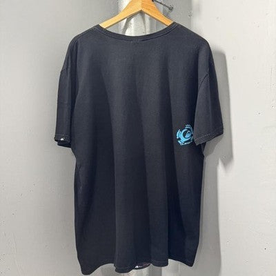 Quiksilver Graphic Logo T-Shirt Black Men's Size XL - Image 3