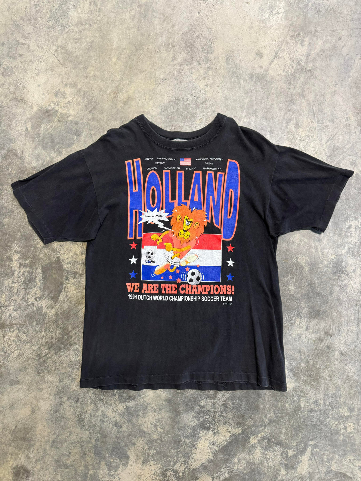 Vintage Holland 'Champions' Soccer T-Shirt – M