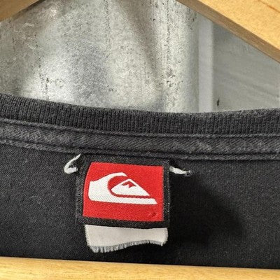 Quiksilver Graphic Logo T-Shirt Black Men's Size XL - Image 4