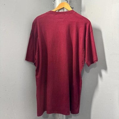Vintage 90s Adidas Equipment EQT Maroon T-Shirt Men's XL - Image 4