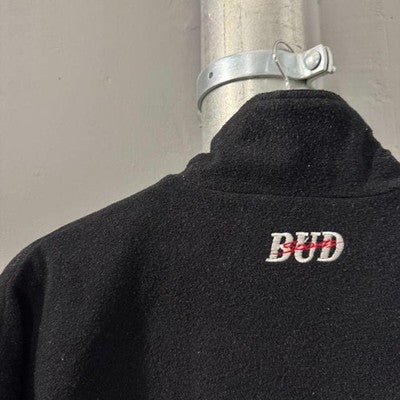 Vintage Budweiser Sports Reversible Fleece Windbreaker Jacket - Image 5