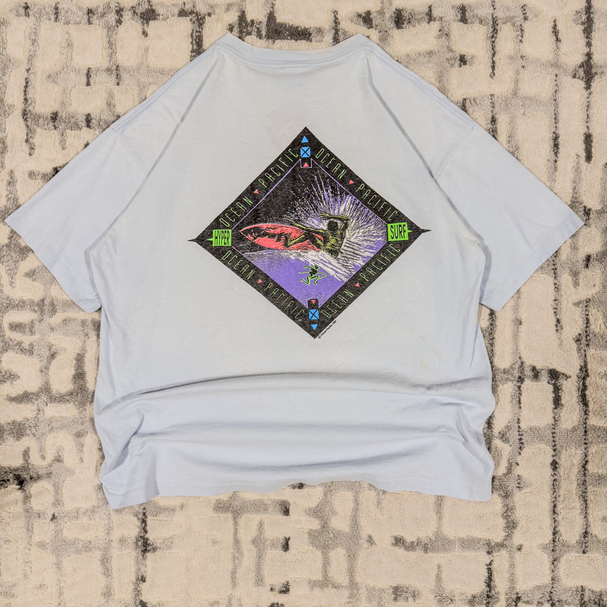 Vintage Hyper Surf Blue T-Shirt – L