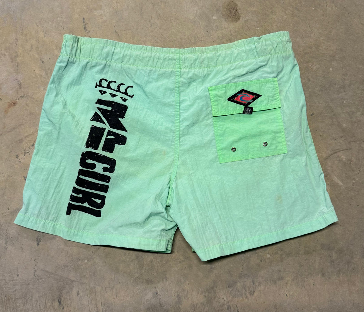 Vintage Rip Curl Green Shorts – M