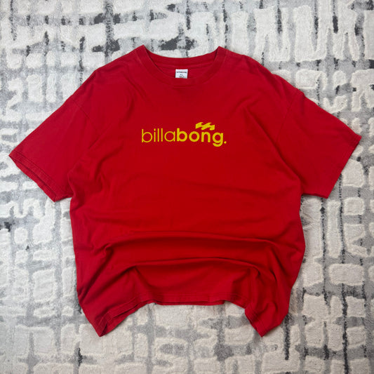 Vintage Billabong T-shirt Red XL