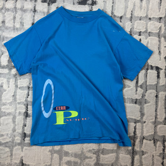 Vintage Ocean Pacific T-shirt S Blue