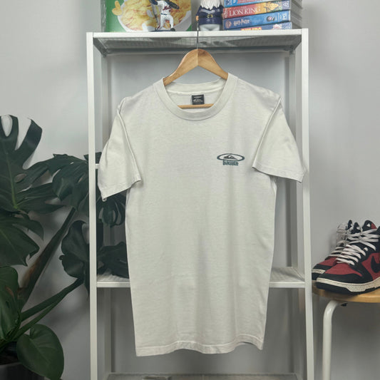 Vintage 90s Quiksilver White Surf T-Shirt – S
