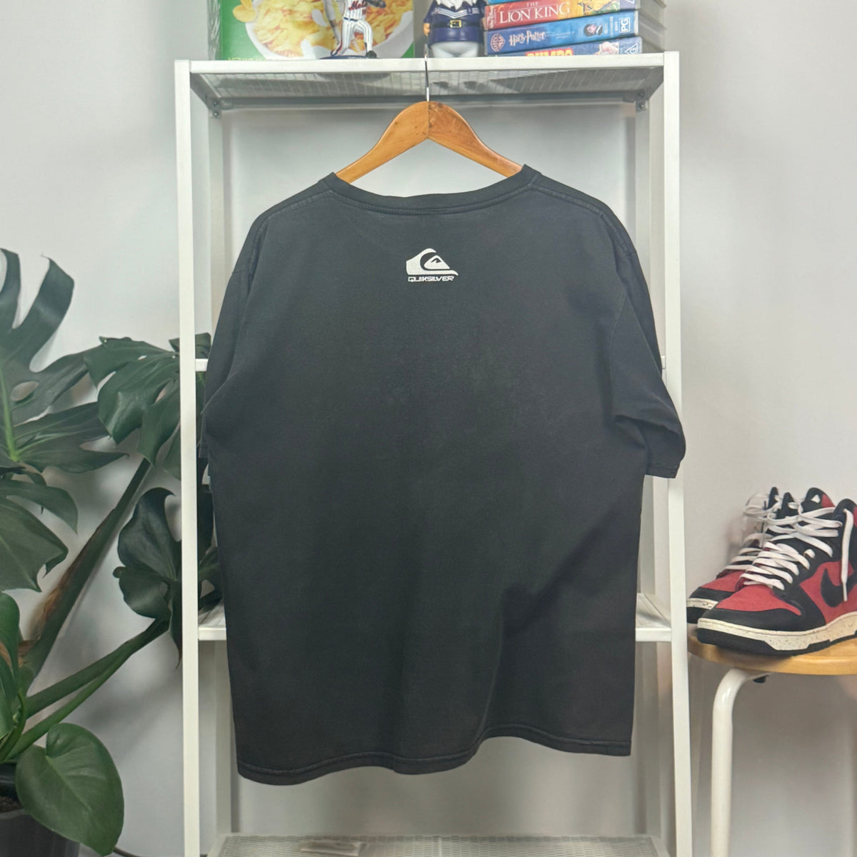 Vintage Quiksilver Rare Black Surf T-Shirt – M
