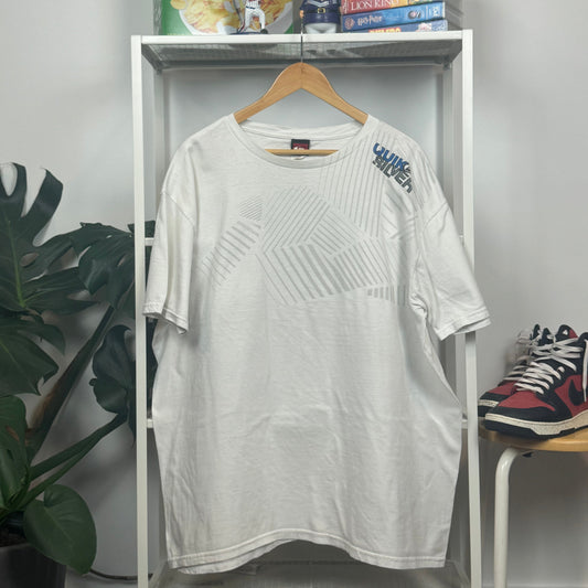 Vintage Quiksilver White Surf T-Shirt – XL