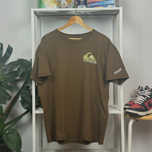 Vintage Quiksilver Brown Surf T-Shirt – M