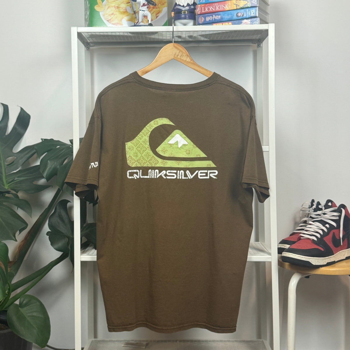 Vintage Quiksilver Brown Surf T-Shirt – M