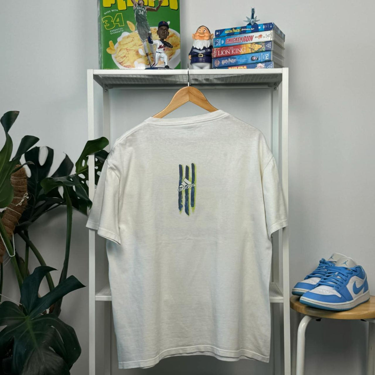Vintage Adidas White T-Shirt