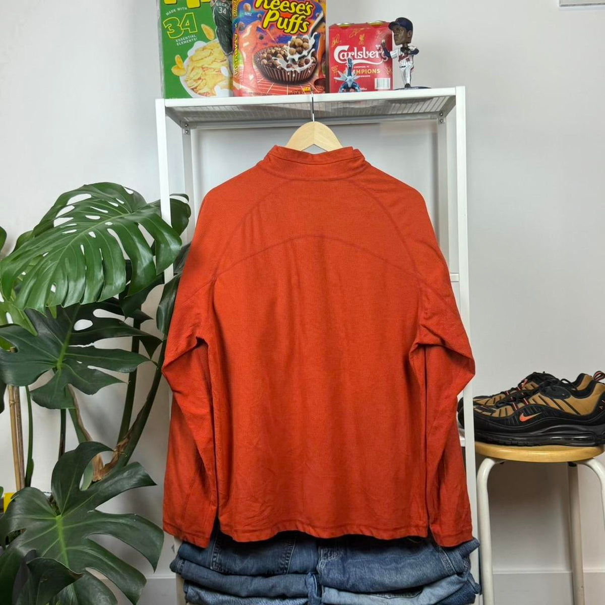 Vintage Nike ACG Waffle Knit Quarter Zip – M