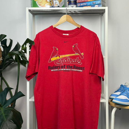 Vintage 90s Nike Cardinals 'Rulers of the Roost' T-Shirt