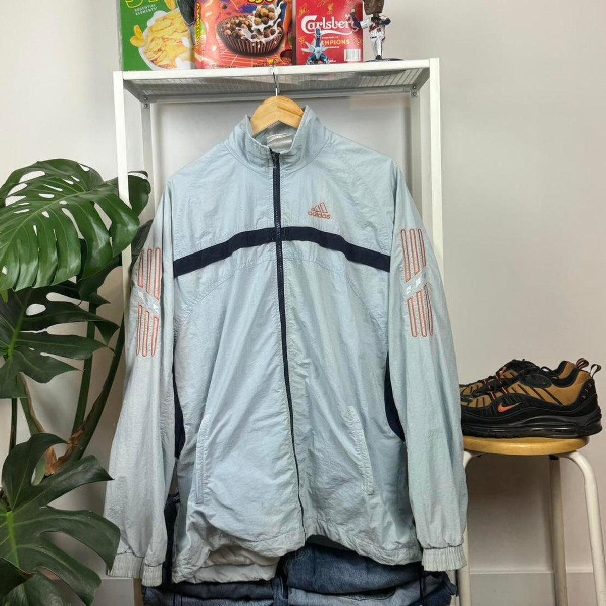 Vintage Y2K Adidas Tracksuit Jacket – L